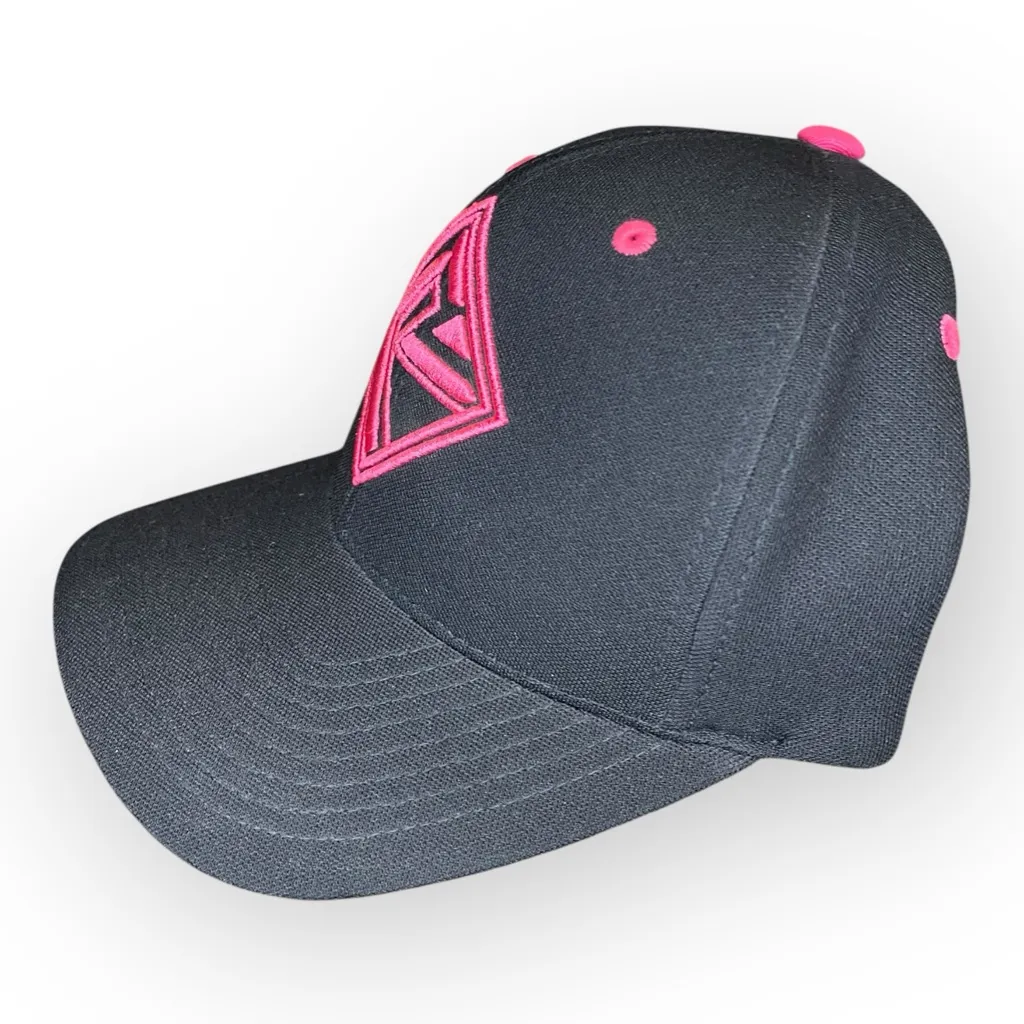 Rock & Roll Denim Black & Pink Trucker Hat Baseball Cap NWT - Image 3