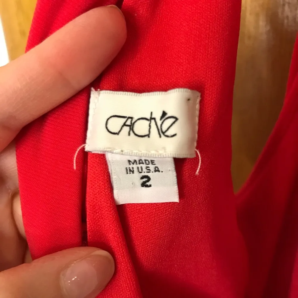 Vintage Red Gown 2 Cache glamorous prom gala sexy classy glam - Image 11