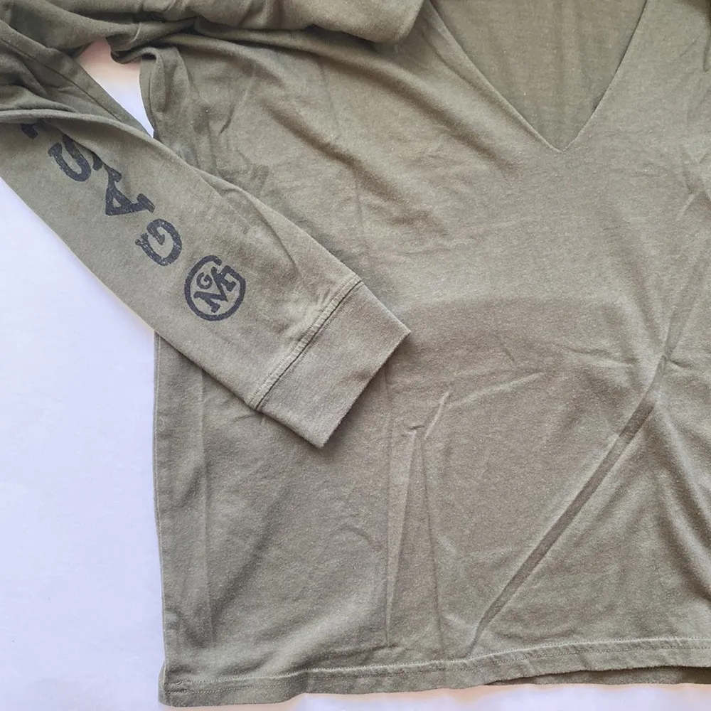 Y2K vintage Gas Monkey long sleeve open back graphic print t - Image 5