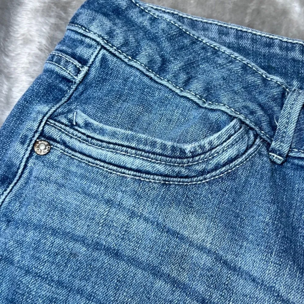 Simply Vera Vera Wang Blue Jeans Womens 14 Denim Straight Leg Casual Everyday - Image 10