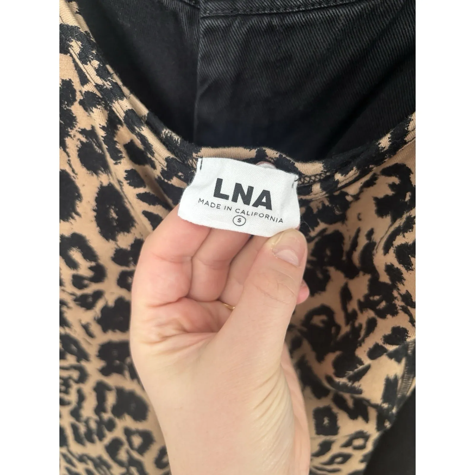 LNA x REVOLVE One Piece Brown Leopard Cheetah Active Wear Bodysuit Size Small - Image 9