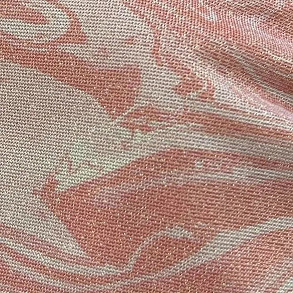 L*space Lizzie swirl pink white tie dye bikini top Size large new - Image 4