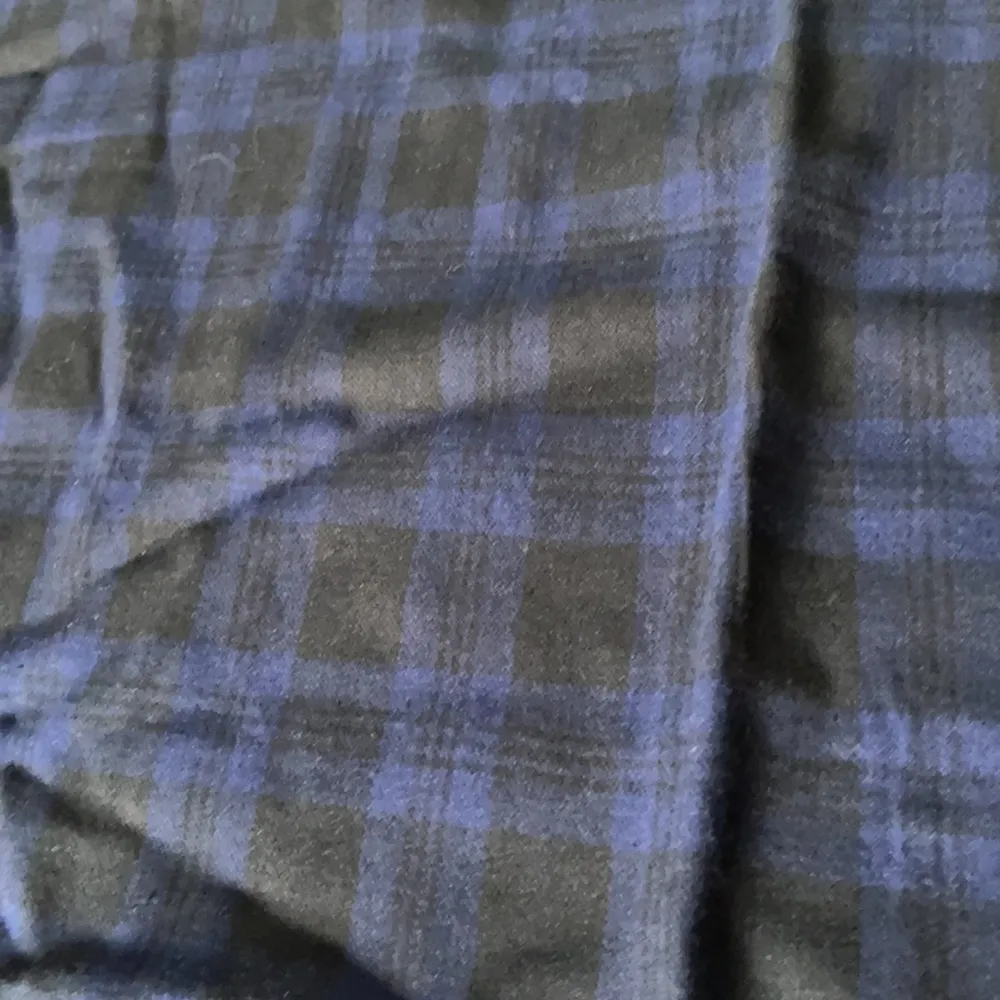 Sam Edelman Navy Plaid Side Slit Chemise Size Small - Image 8