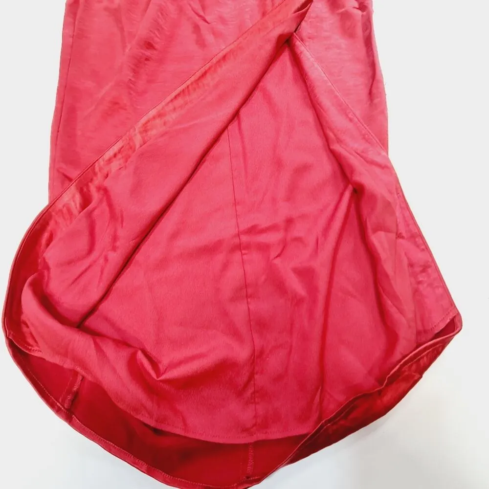 Lovers and Friends Renata Midi Dress in Cherry Red Small - Image 3