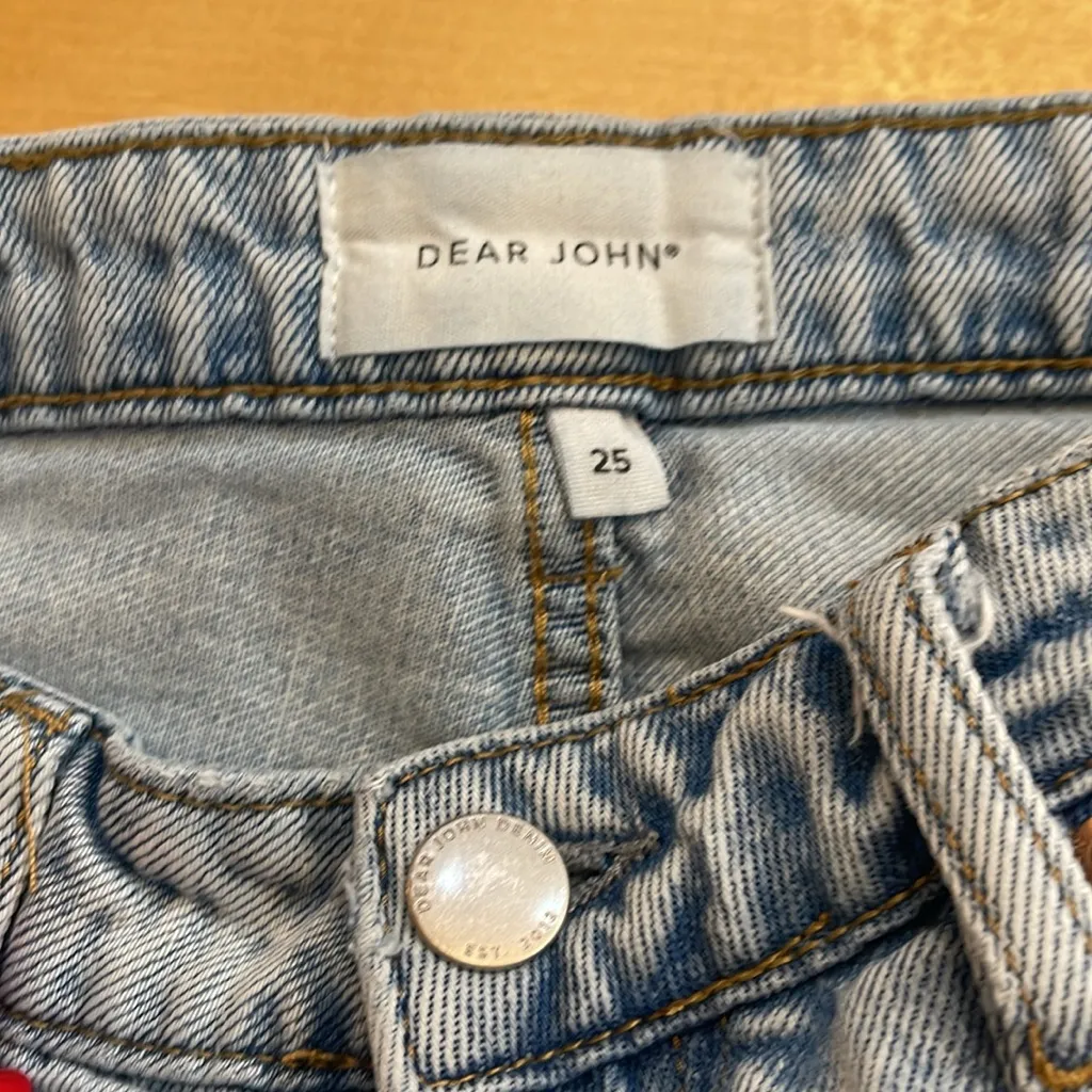 Dear John Distressed Straight Leg Jeans - Image 3