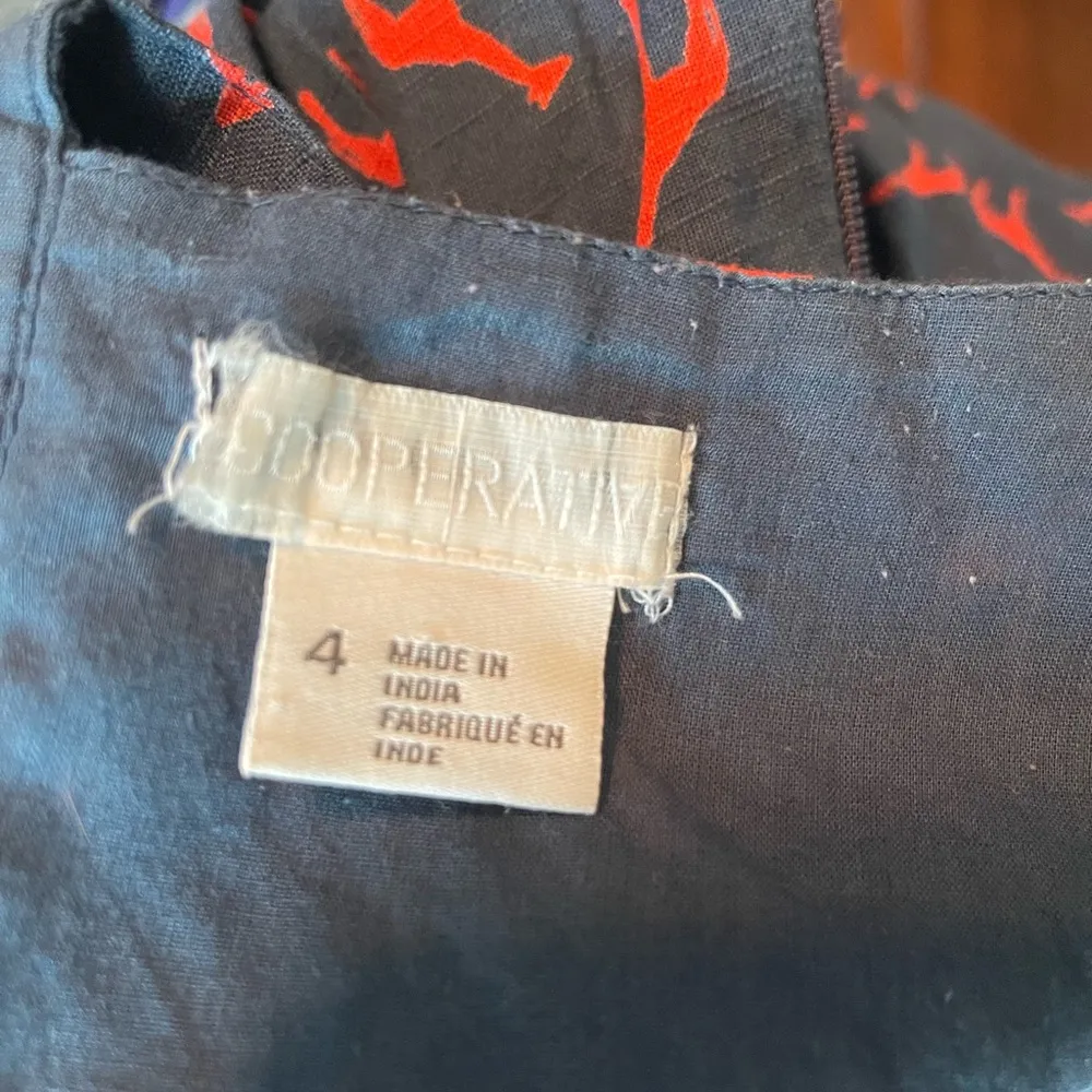 Cooperative Women’s 10 Giraffe sleeveless cotton dress Size 4 - Image 8