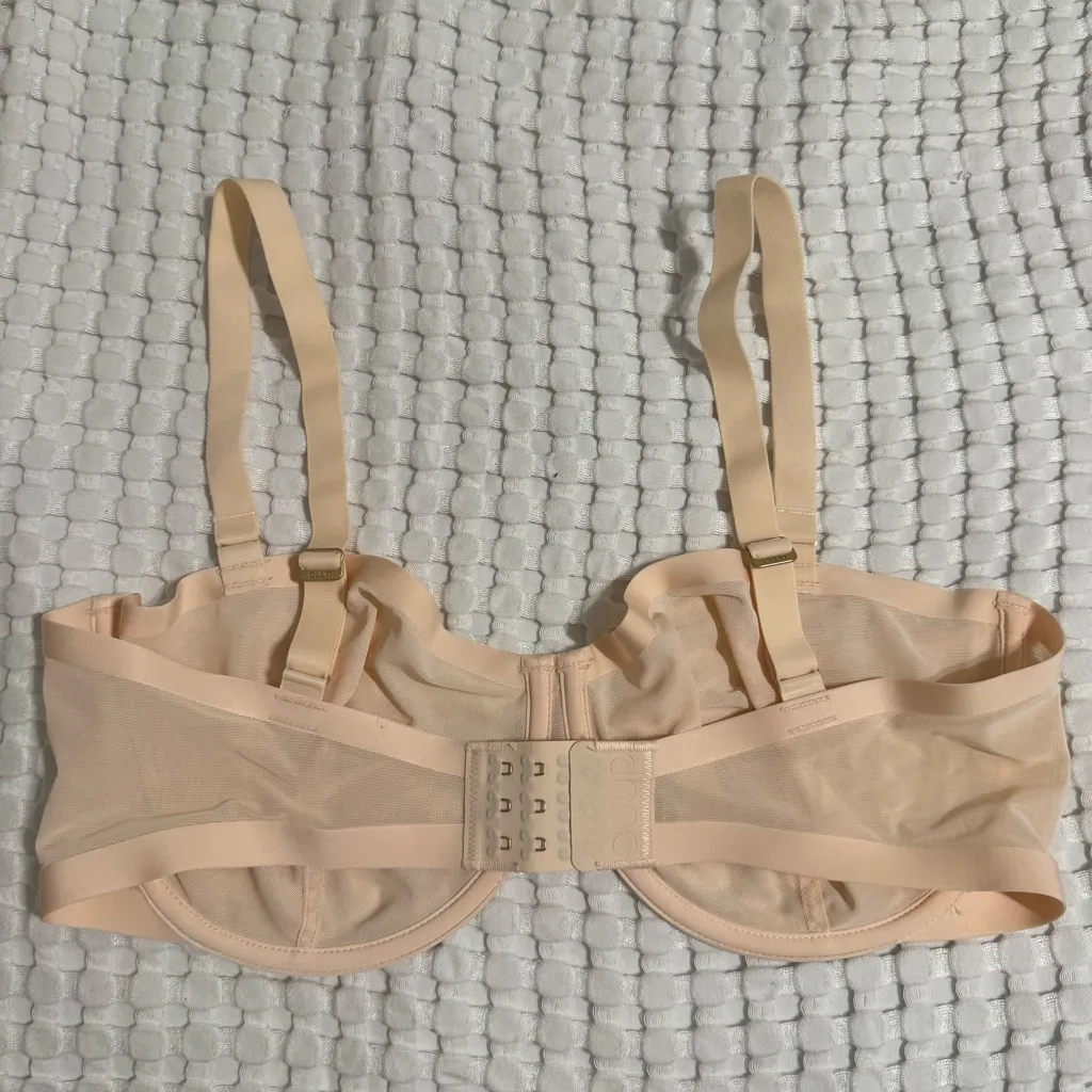 CUUP The Balconette Mesh Bra Blush Beige Size undefined - Image 6