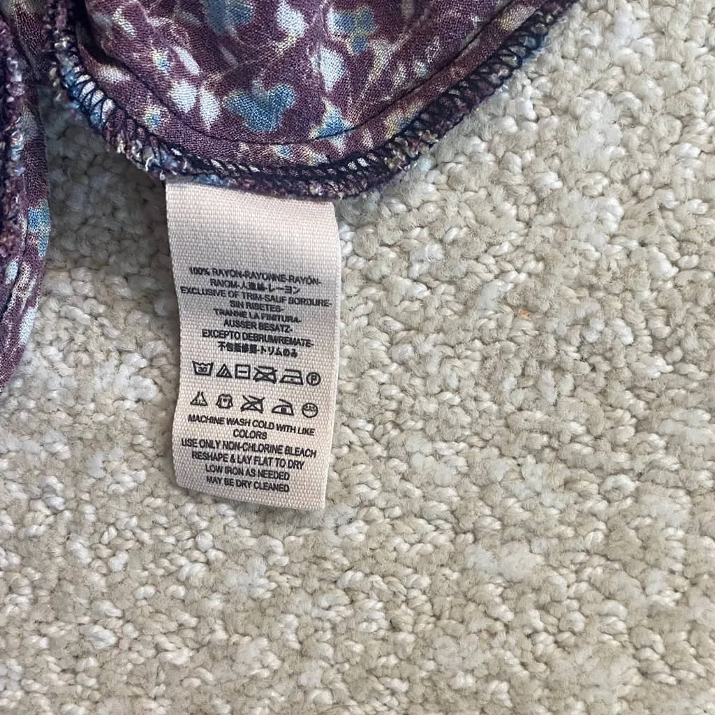 Free People Multicolor Floral Ruffle Shorts - Image 10