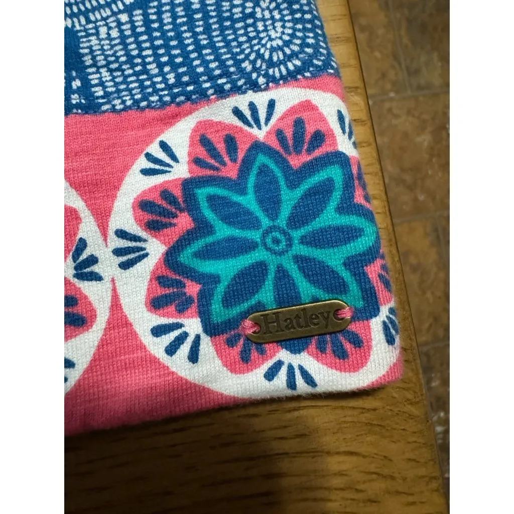 Hatley‎ Women Size XL/T GLucy Scallop Beach Wear Blue Pink 3/4 Sleeve Dress - Image 5