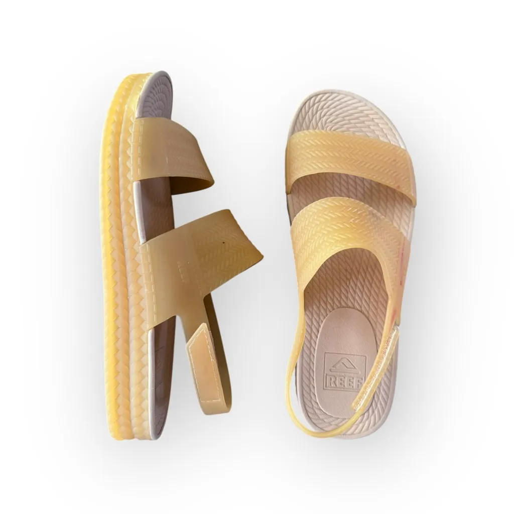 Reef Cream Slide Sandals - Image 5