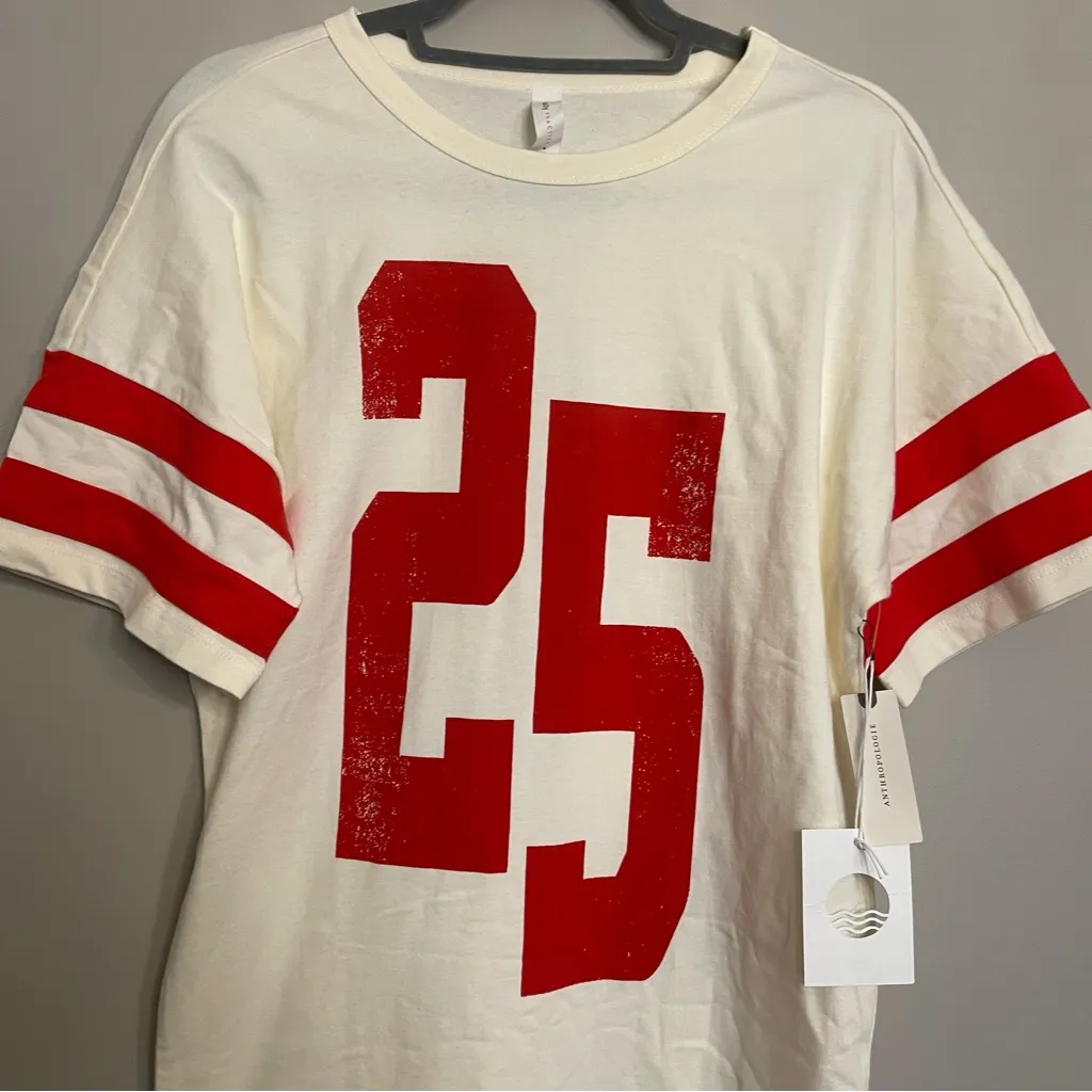 Daily Practice Sporty White and Red Dress - Image 6