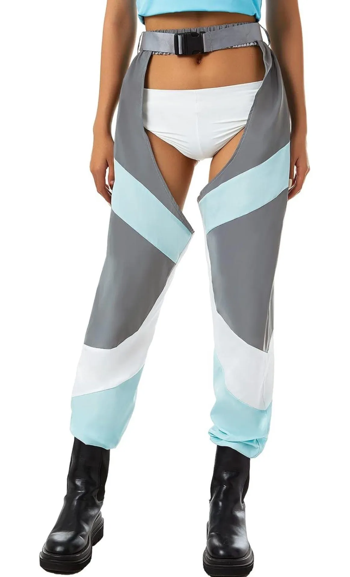 light blue reflective chaps - Image 3
