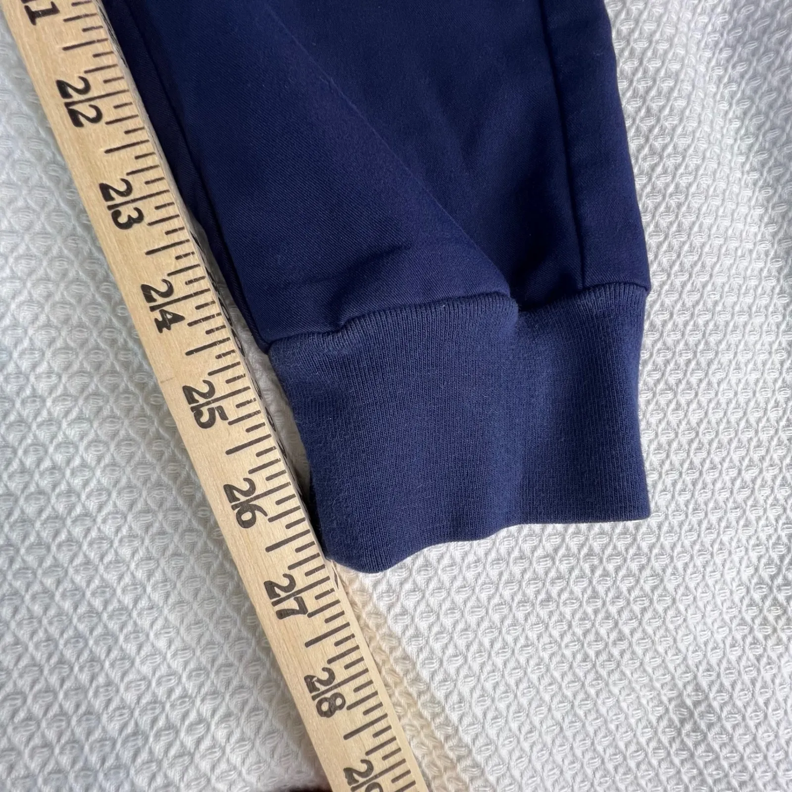 FIGS Technical Collection Navy Blue Jogger Scrub Pants Women's Size M Drawstring - Image 3