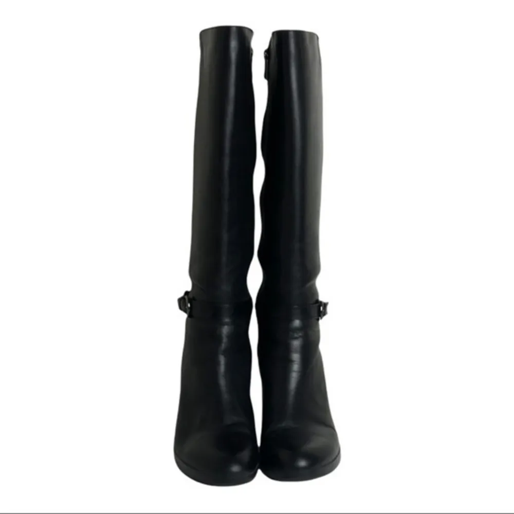 NWOB Blondo Black Leather Aqua Protect Knee High Boot Size 10 M - Image 11
