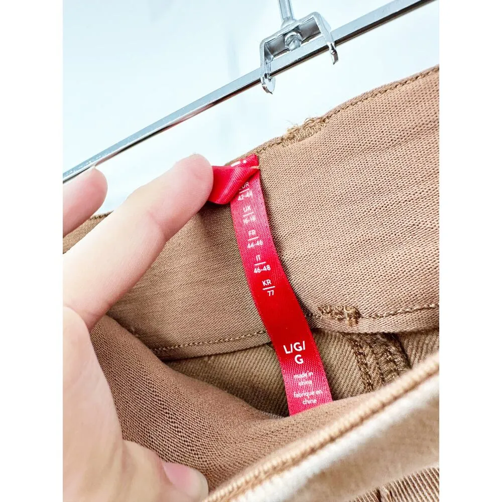 Spanx Stretch Twill Cargo Pant Honey Glow Size L - Image 4