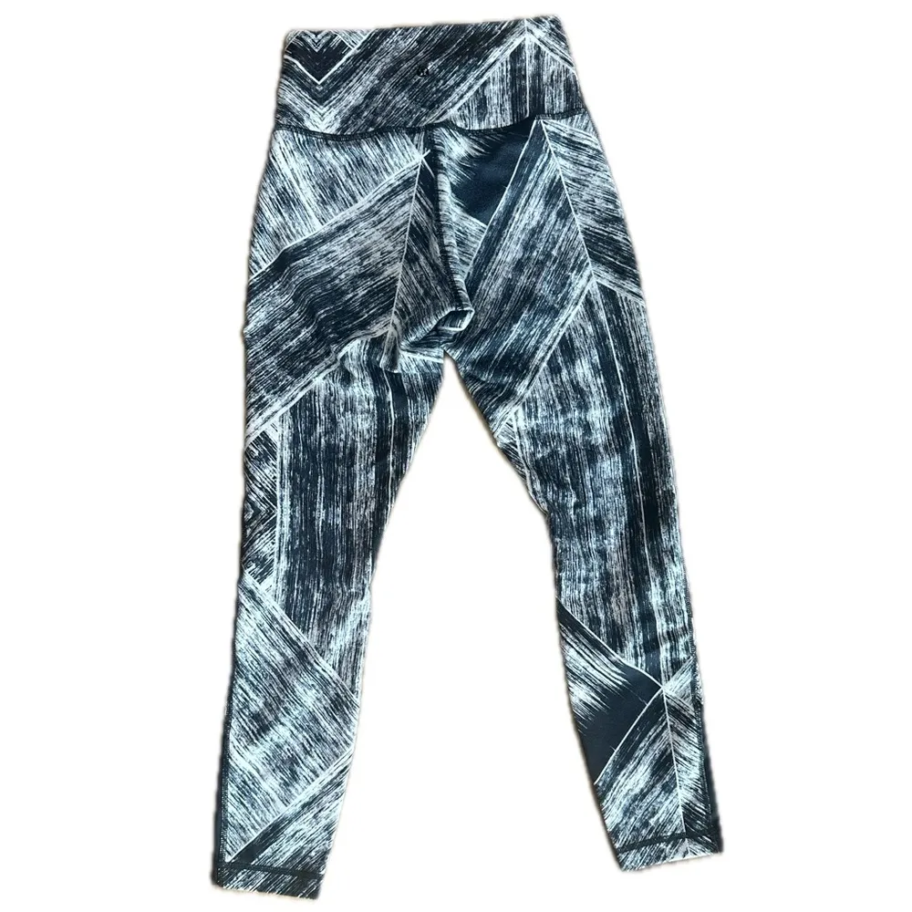 Lululemon High Times Pant Heat Wave 7/8 Leggings Size 4 Limited Edition Black - Image 6