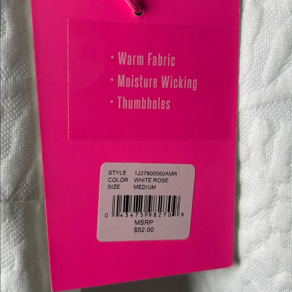 Juicy Couture Womens Jacquard Quilted Crop Pullover Women's Size M Cowl Neck - Image 4