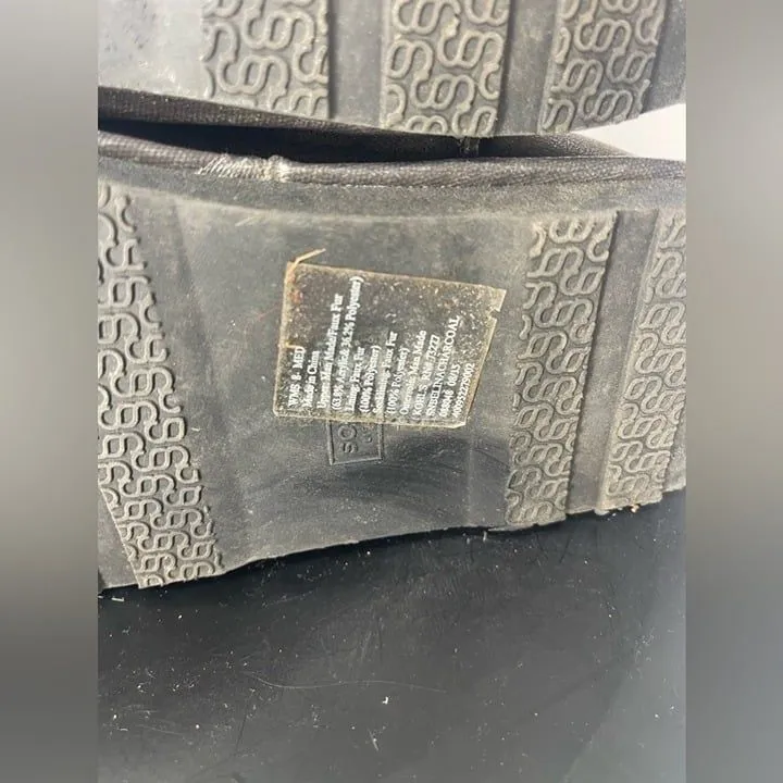 Sonoma Faux Fur Lined Winter Boots Toggle Button Closure Warm Comfy‎ size 8 - Image 7