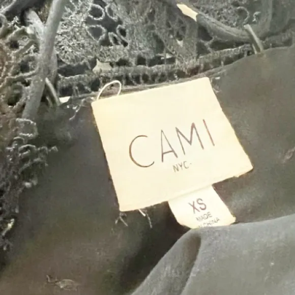 Cami NYC The Charlie Black Star Silk Tank Top Blouse Size XS - Image 4