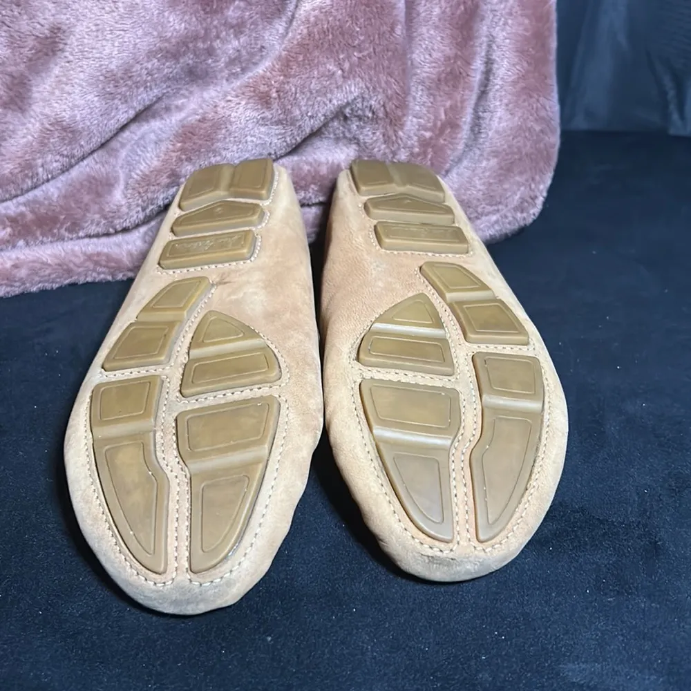 Tan Leather Sam Edelman Loafers Size 6 - Image 3