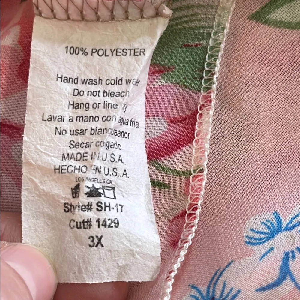 Magic Fit Floral Pink Cape Size 3X - Image 5