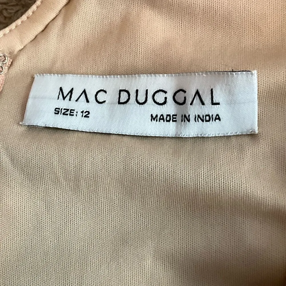 Mac Duggal 10903 Womens FLORAL SEQUINED ONE SHOULDER COLUMN GOWN - Image 15