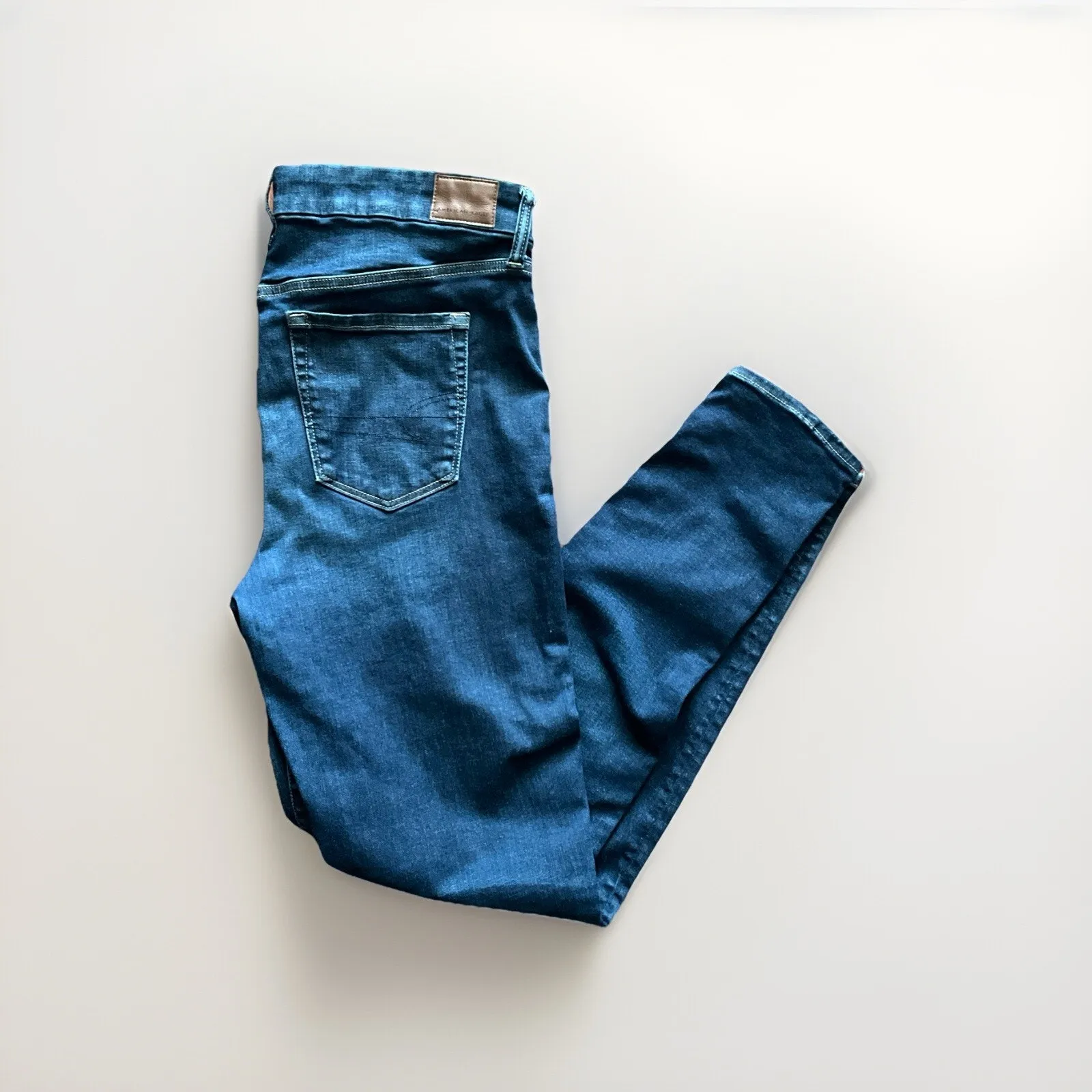 American Eagle 14L Super Hi-Rise Stretch Luxe Jeggings Denim Jeans - Image 2