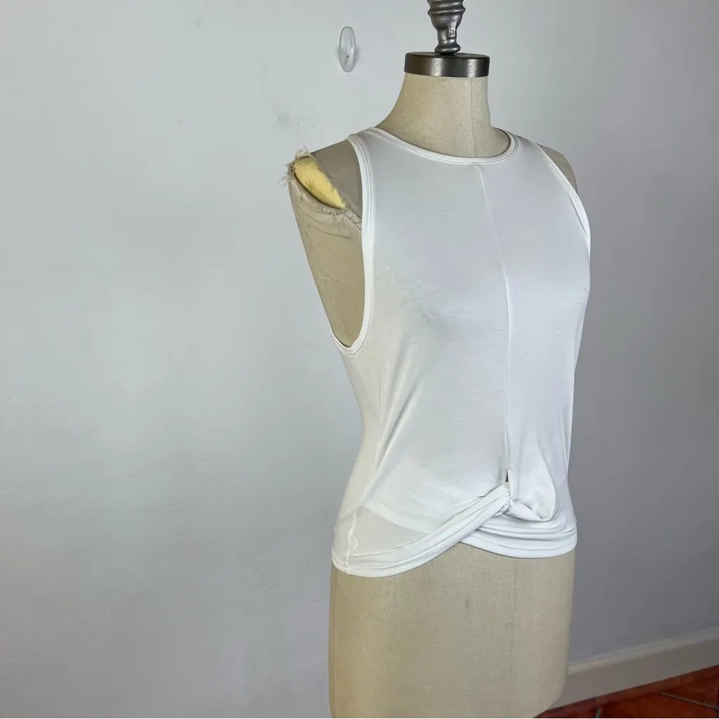 Outdoor Voices White Knot Tank Top - Image 3