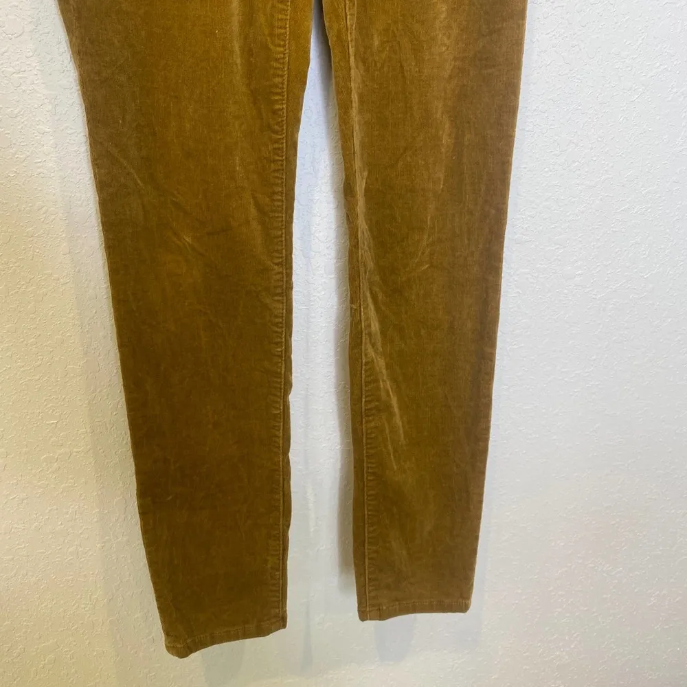 Cabi Jeans Tan/Gold Baby Corduroys Skinny Low-Mid Rise EUC Sz 4 - Image 3