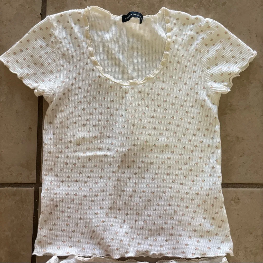 Brandy melville sleepwear set OS - Image 3