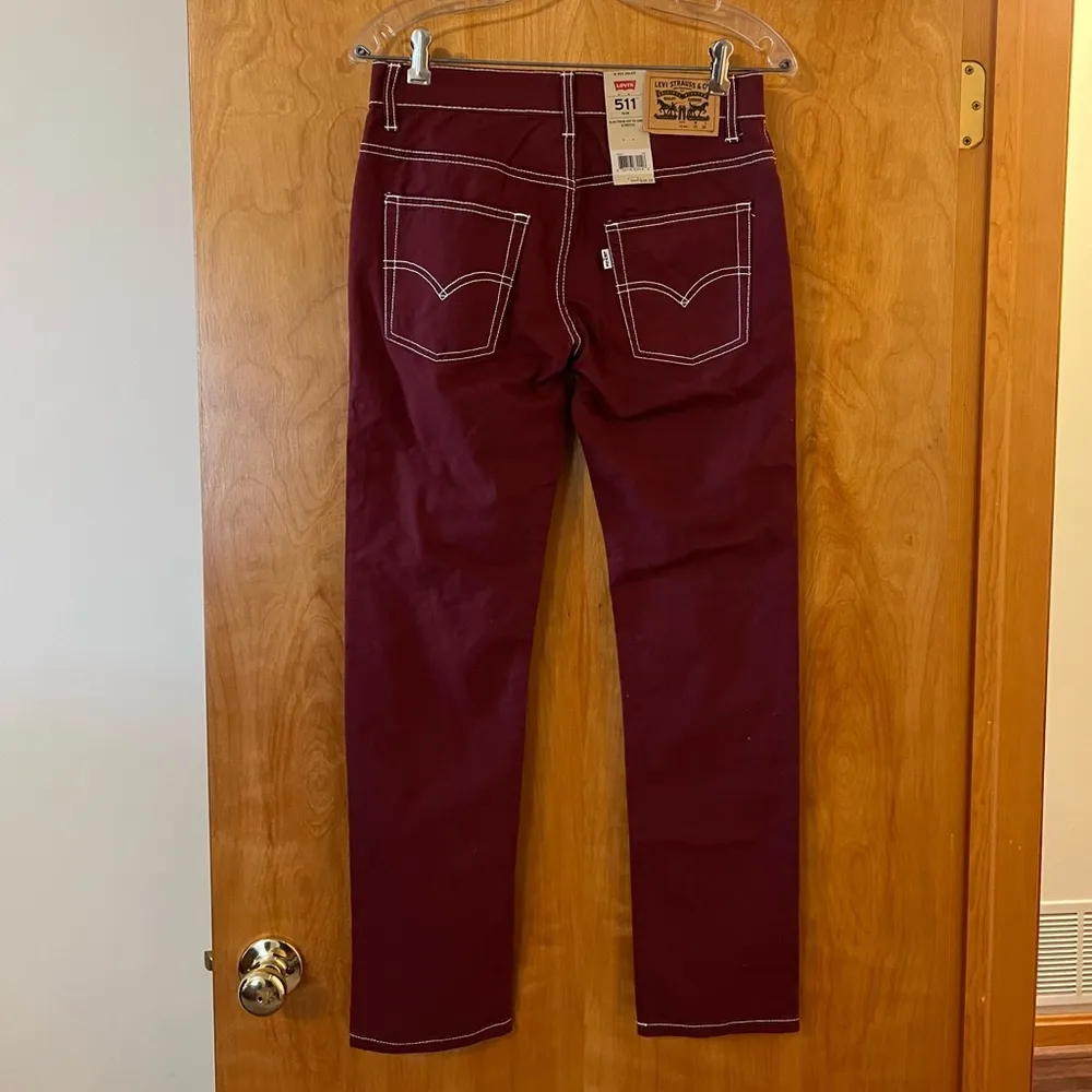 Levis 511 Jeans SLIM Juniors/Womens Size 16 Regular 28x28 Colorful Stretch NWT - Image 9