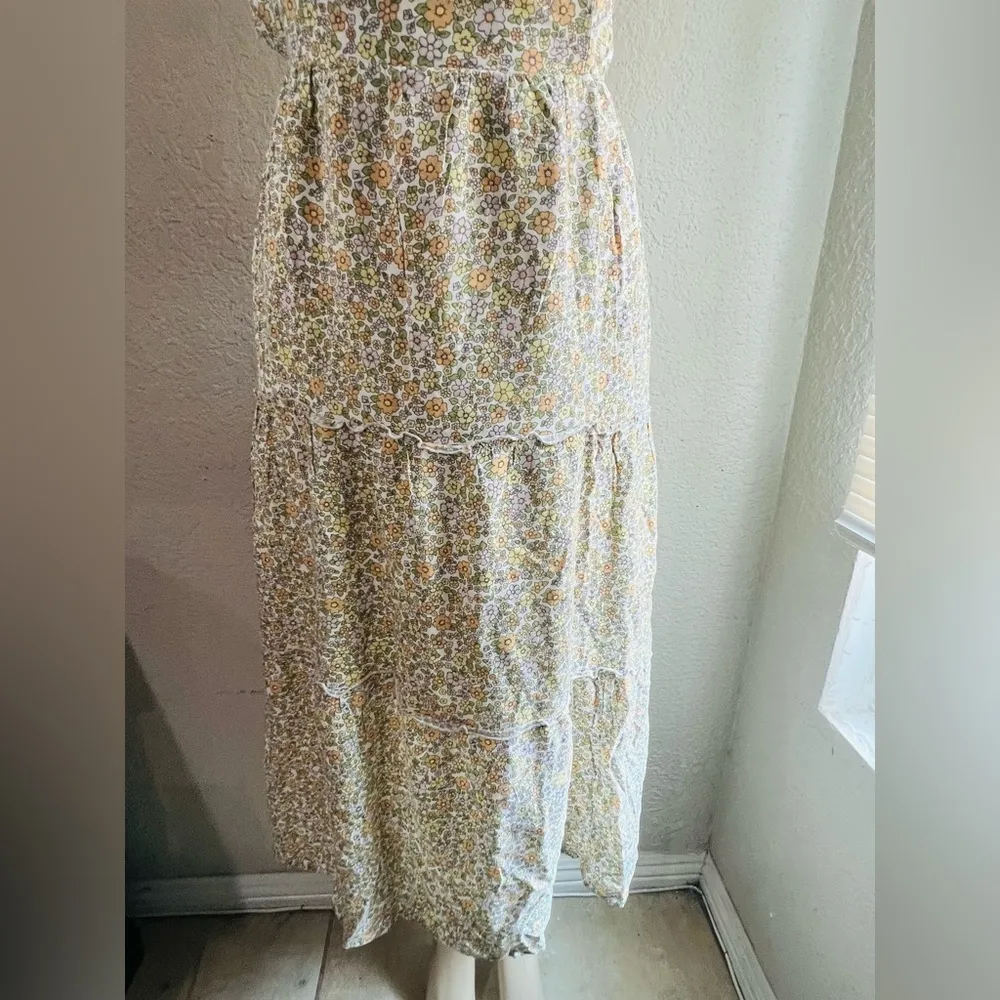 Hollister maxi floral print dress size Med NWT - Image 13