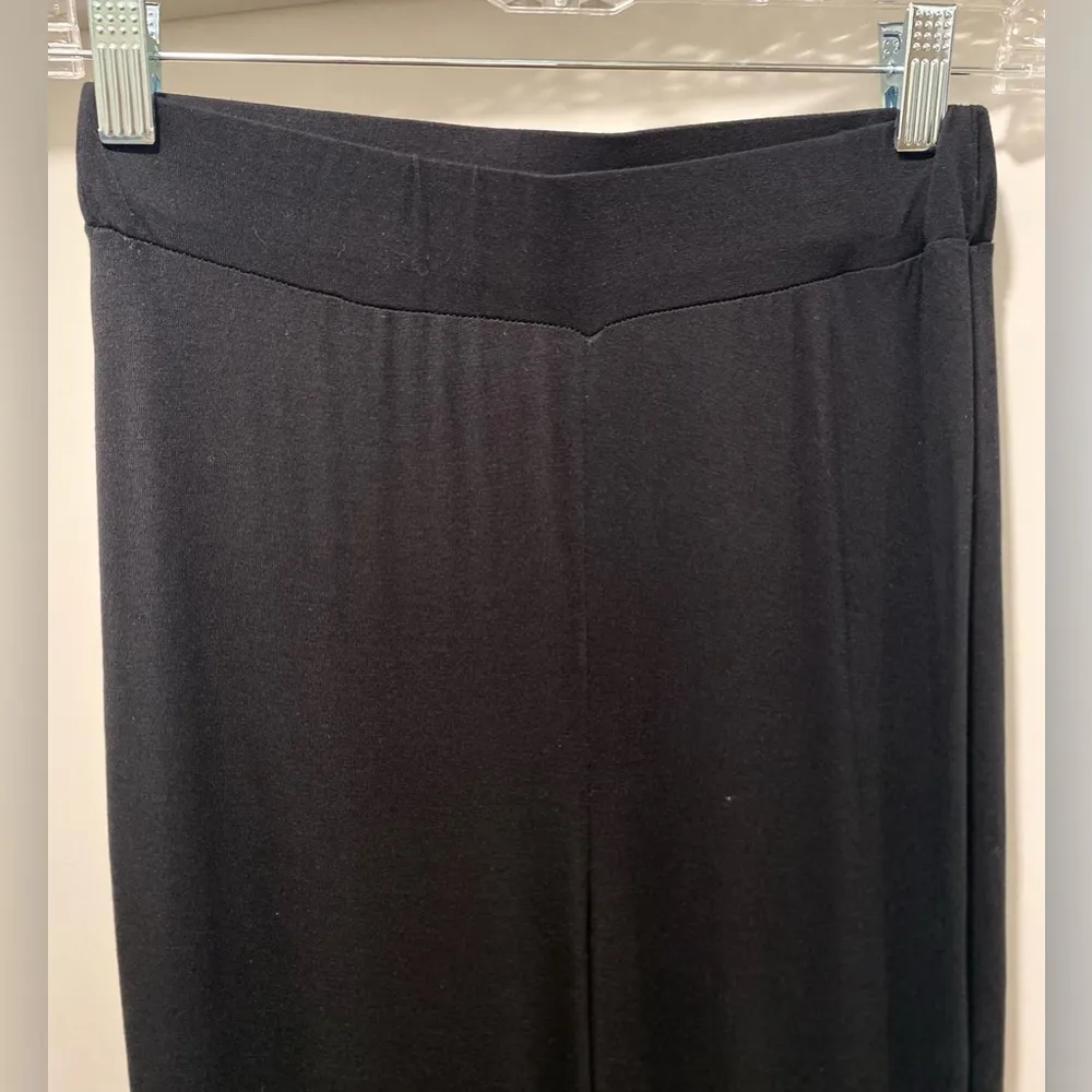 NastyGal Black Stretchy Flare High Waist Pants Leggings - Size US 4 - Image 7