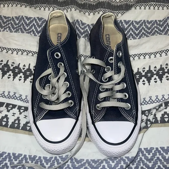 Converse Chuck Taylor All Star Low Top Shoes Sneakers‎ Denim Blue size 4.5M/6.5W - Image 2