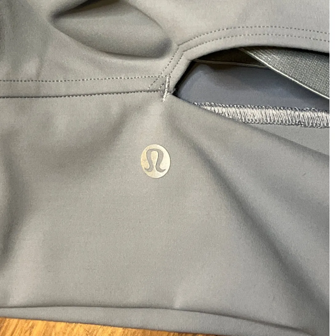 lululemon wunder train straight strap tank size 2 Chambray Blue - Image 6