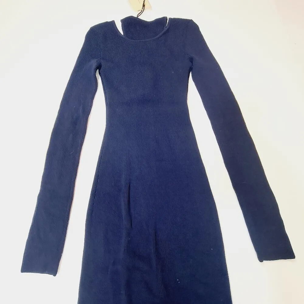 GRLFRND Tandy Layered Maxi Dress in Navy Small - Image 14