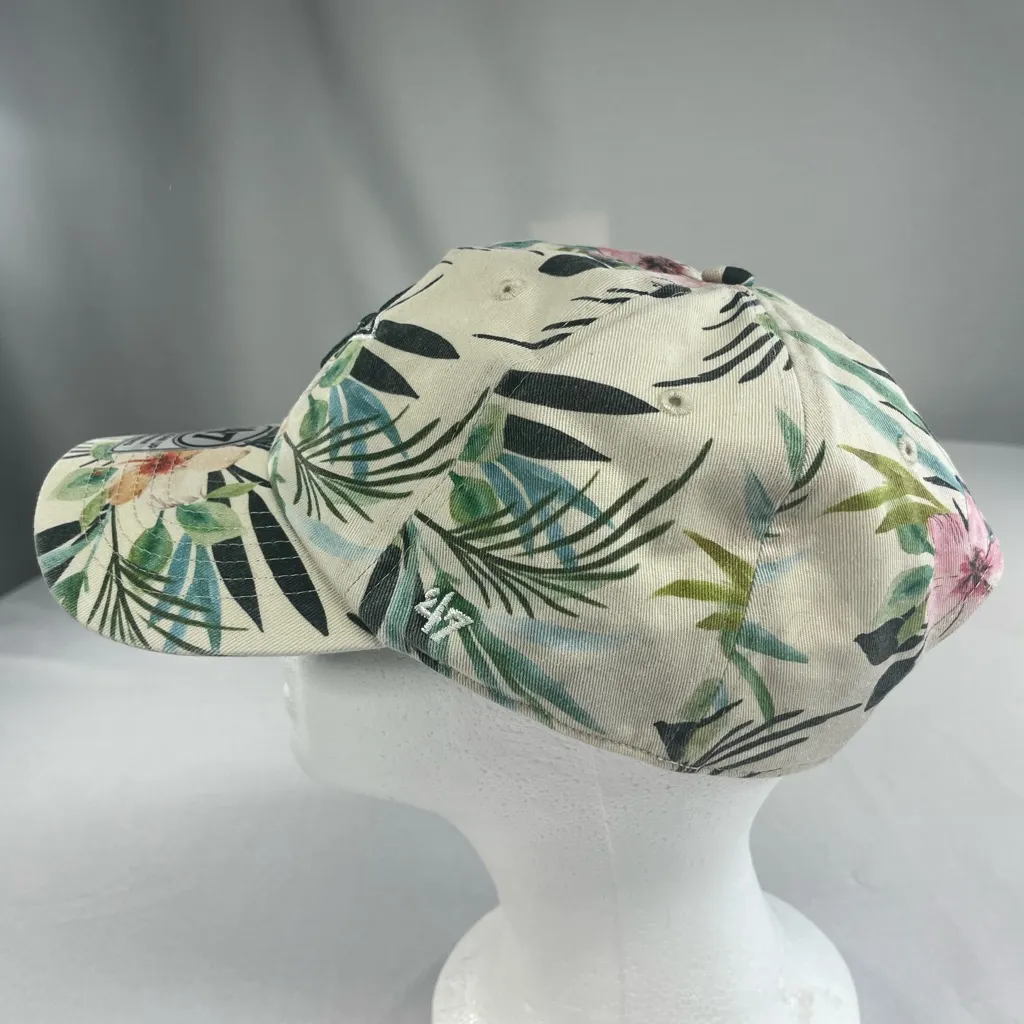 ‘47 Brand Embroidered Dallas Cowboys Tropical Print Women’s Hat w/Metal Buckle - Image 5