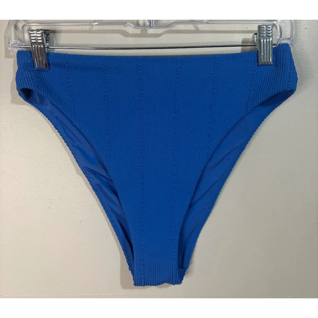 Aerie Blue Bikini Small Top and Medium High Cut Bottom S/M - Image 5