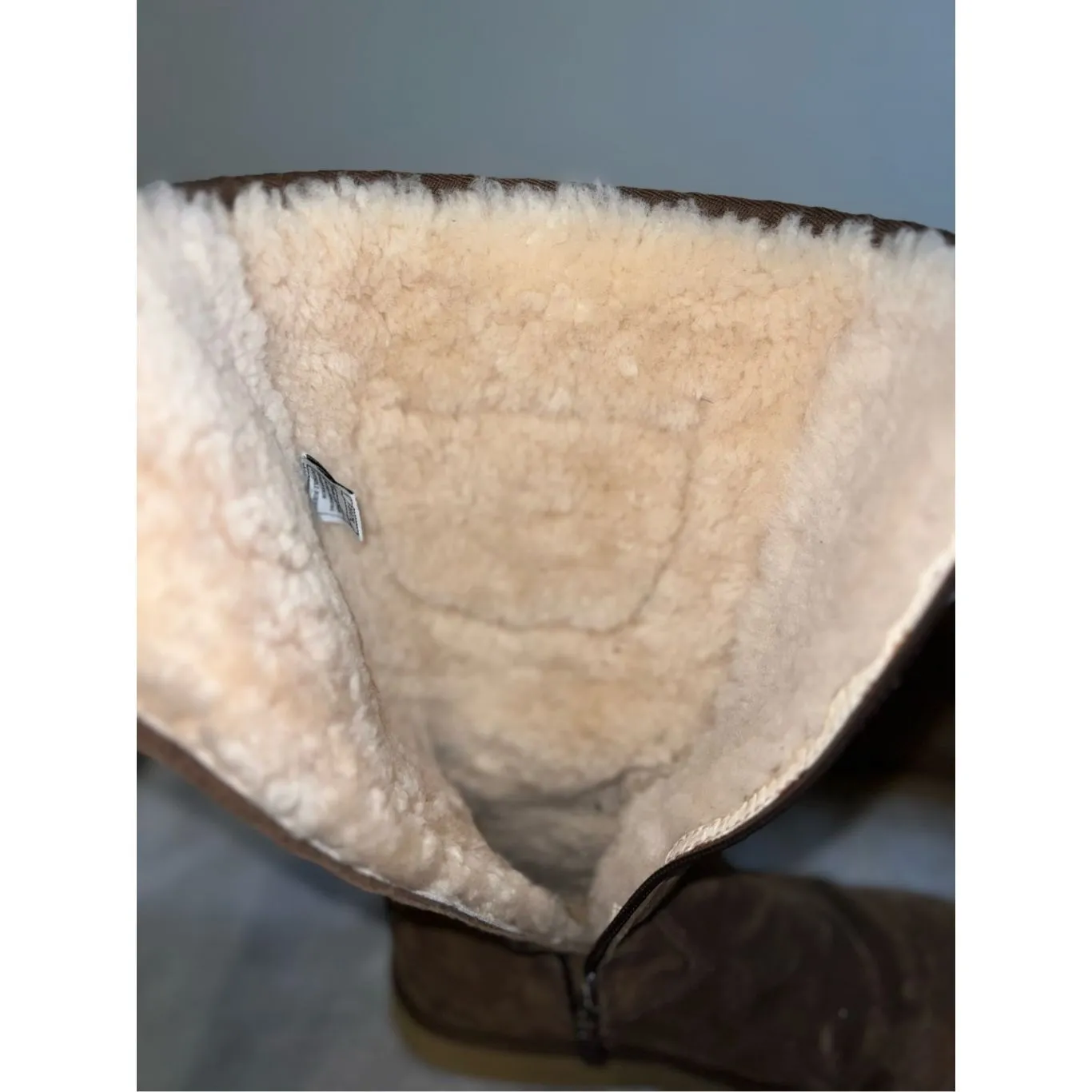 Ugg Boots Cargo Pocket Espresso Brown Real Shearling W10 - Image 12