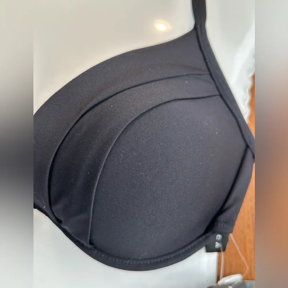 LaBlanca underwire black bathing suit top size 14 new with tags - Image 4