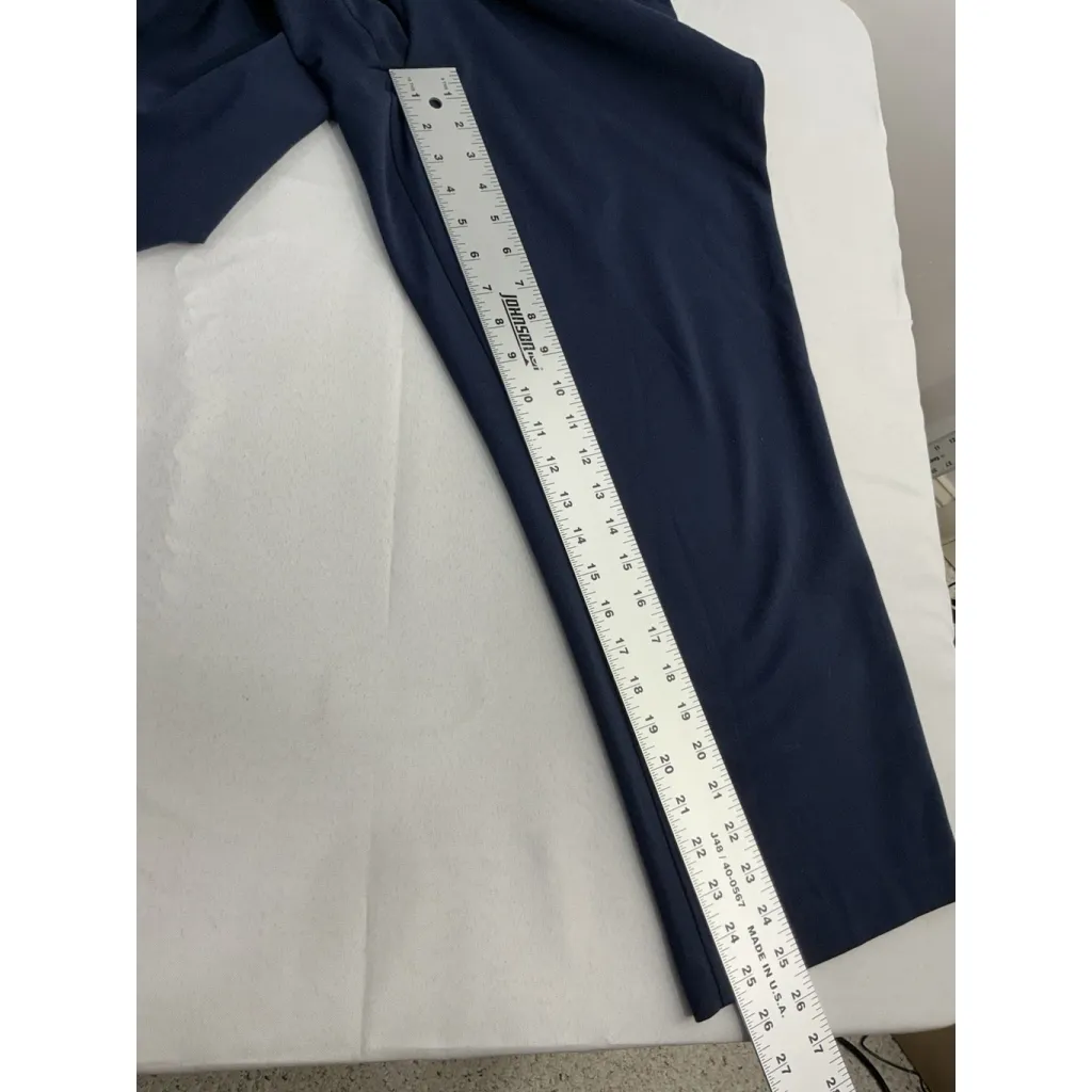 Womans Investments Petite Pullon Casual Pants 16 PS Navy Zip Pockets - Image 7