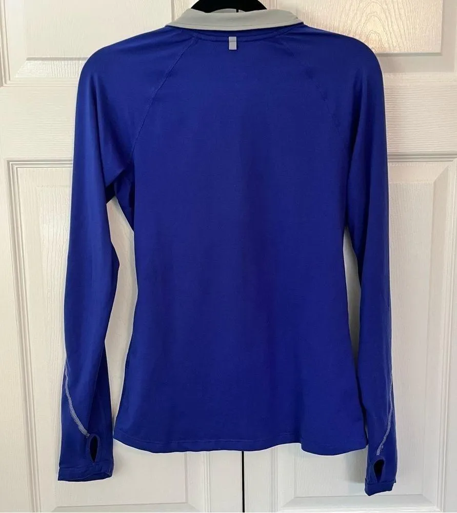 Women’s Nike Running Purple and Grey Dri-Fit Jacket Size XS - Image 5