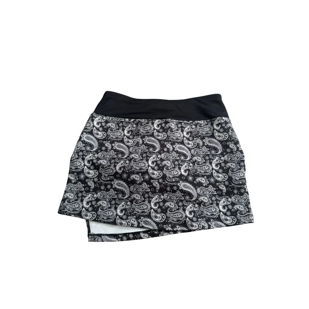 HEAD Black White Asymmetrical Golf Tennis Skort Size Medium - Image 10