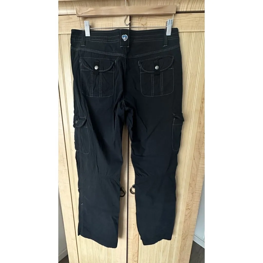 Kuhl Pants Womens 10 Black Splash Roll Up Pants Lightweight Breathable Quick Dry - Image 4