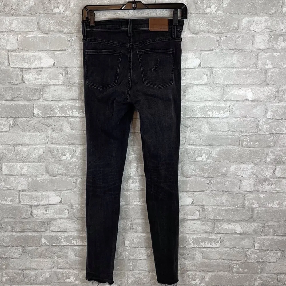 Madewell Tall 9" High-Rise Skinny Jeans Black Sea - Image 3