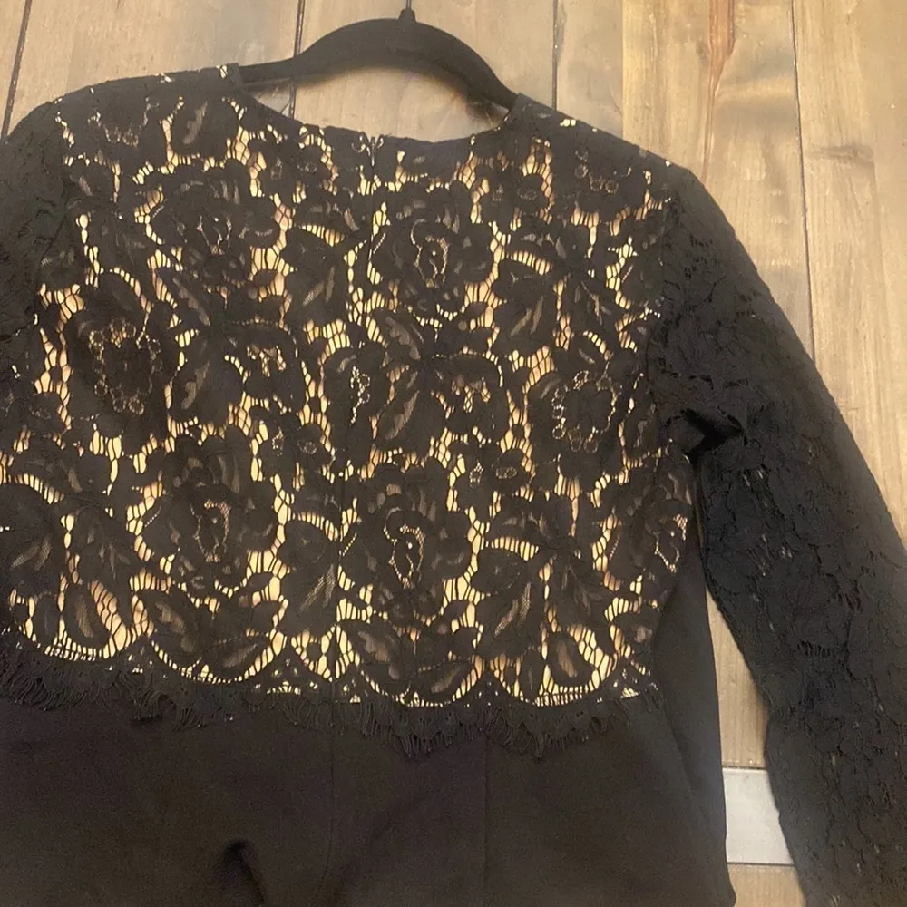 Lulus‎ she knows black lace bodycon dress new with tags size L prom classic lace Size L - Image 6