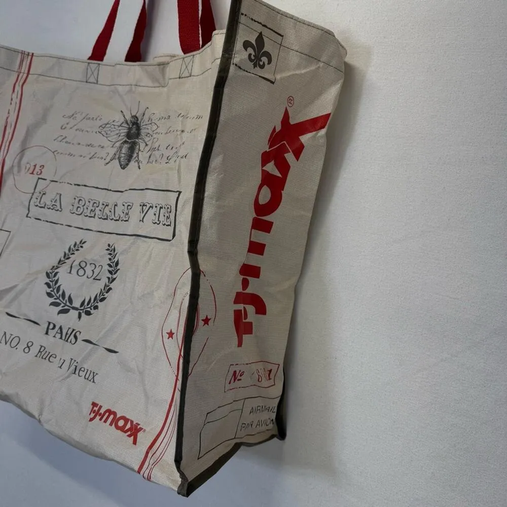 TJ Maxx Tj max reusable tote bag Paris graphic printed - Image 5