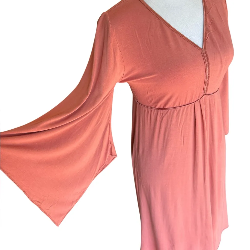 Jonano Angel Tunic Dress Bamboo Pink Womens Size Large Fairy Angel Boho Witch - Image 7