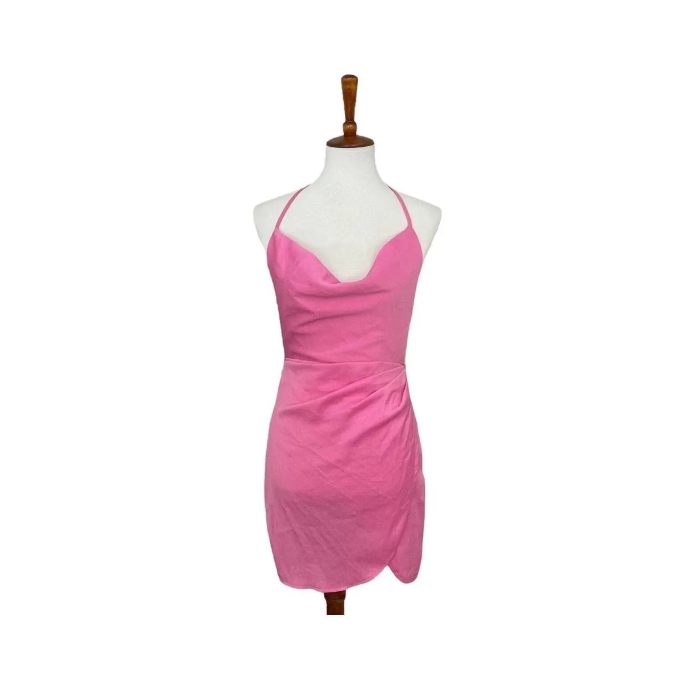 Princess Polly Ensley Bubble Gum Pink Mini Dress Size: 6 (Small) - Image 3