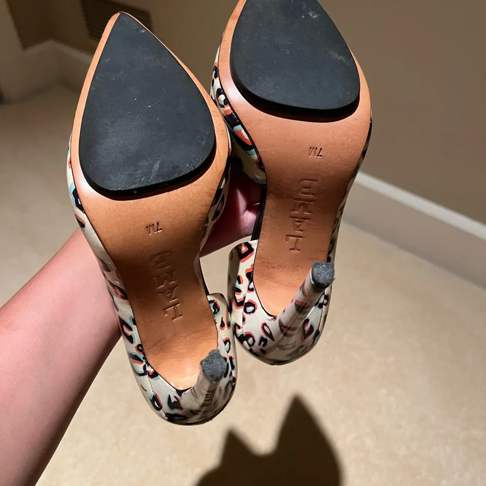 L.AM.B. Camryn II leopard print d'orsay pumps - Image 6